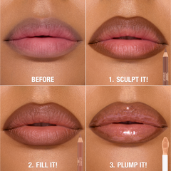 MAKEUP BAG OF LIP SCULPTING SECRETS - LIP KIT & MAKEUP BAG
